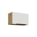 Ülemine hingedega kapp pliidiplaadi/õhupuhasti kohal 60 GU-36 1F Köögi ARIA esipaneelid Valge AFM