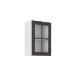 Ülemine kapp klaasiga 40 GS-72 1F - STILO KÖÖK Grafiit / Valge