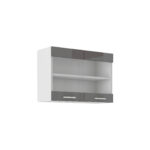 Ülemine kapp klaasiga 80 GS-60 2F - SONIA KITCHEN GLOSS