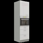 Korstnakapp, kolonn, 3 sahtliga + sisseehitatud ahi 60 DPS-210 3S 1F - KÖÖK BIANKA VALGE