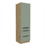 Korstnakapi sammas 60 DKS-210 3S 1F Köök ARIA Esipaneelid AQUAMARINE (Mündihall)