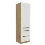 Korstnakapi sammas 60 DKS-210 3S 1F Köök ARIA Esipaneelid Valge AFM