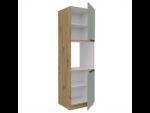 Sisseehitatud ahjukorsten 60 DP-210 2F ARIA Köögi AQUAMARINE esipaneelid (Mint) - Image 2