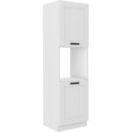 Sisseehitatud korstnapühkijaga ahi 60 DP-210 2F - LUNA KÖÖK VALGE - VALGE