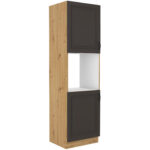 Sisseehitatud ahjukorsten 60 DP-210 2F - STILO KÖÖK Graphite / Artisan