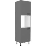 Kabineti korstna kolonn ahju paigaldus 60 DP-215 2F - Kitchen NESSA
