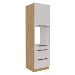 Kapi korstna kolonna ahju paigaldus 60 DPS-210 3S 1F - Köök SOLEA COLOR CASHMERE.