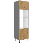 Sisseehitatud ahju ja mikrolaineahju korstnakapp 60 DPM-215 2F - Kitchen AVA