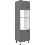 Sisseehitatud ahju ja mikrolaineahju korstnakolonn 60 DPM-215 2F - Kitchen NESSA