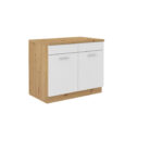 Valamukapp töötasapinnaga 100 MARIA, värvus Valge-Artisan