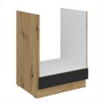 Ahju paigaldus 60 D GAS BB ARIA Köögi esipaneelid mustad AFM